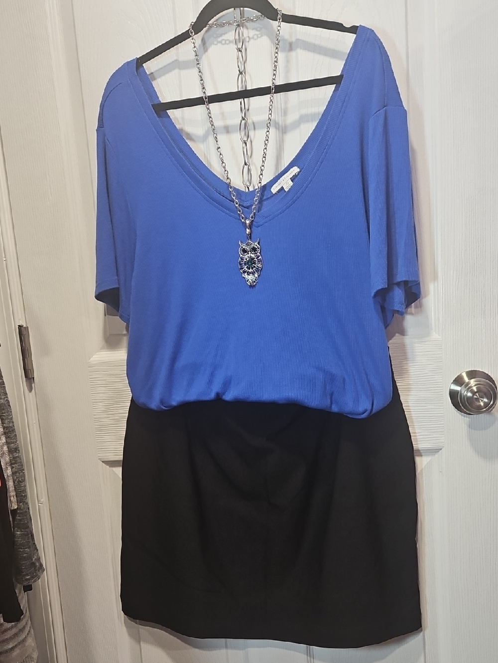 Threads 4 Thought Royal Blue Ribbed Crewneck Top